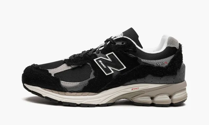 Кроссовки New Balance 2002r «Protection Pack - Black / Grey» черный