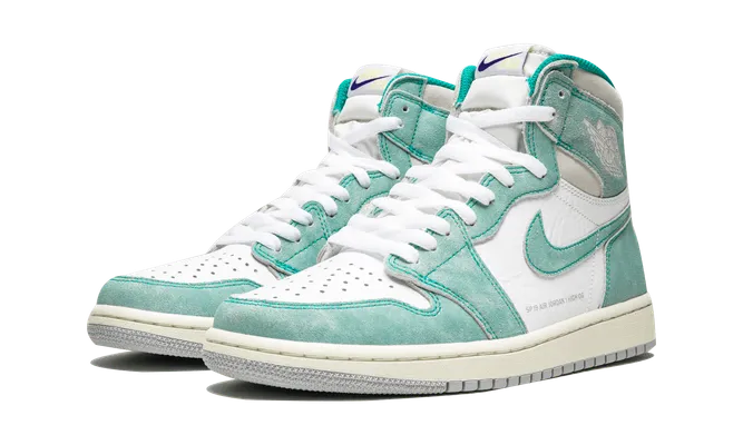 Кроссовки Air Jordan 1 High OG «Turbo Green» lightBlue