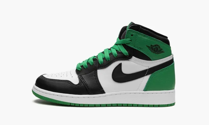 Кроссовки Air Jordan 1 High GS «Lucky Green» зеленый