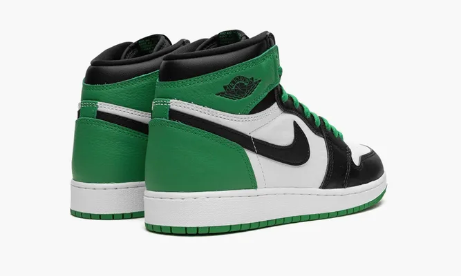 Кроссовки Air Jordan 1 High GS «Lucky Green» зеленый