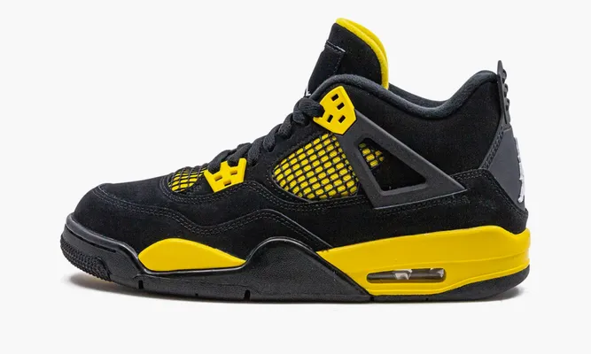 Кроссовки Air Jordan 4 Retro GS «Thunder 2023» желтый