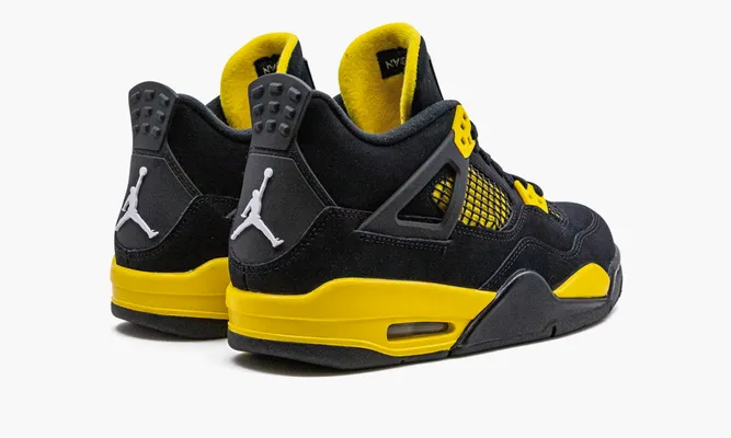 Кроссовки Air Jordan 4 Retro GS «Thunder 2023» желтый