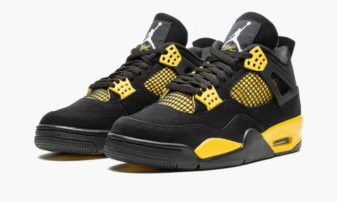 Кроссовки Air Jordan 4 Retro SE «Thunder 2023» желтый