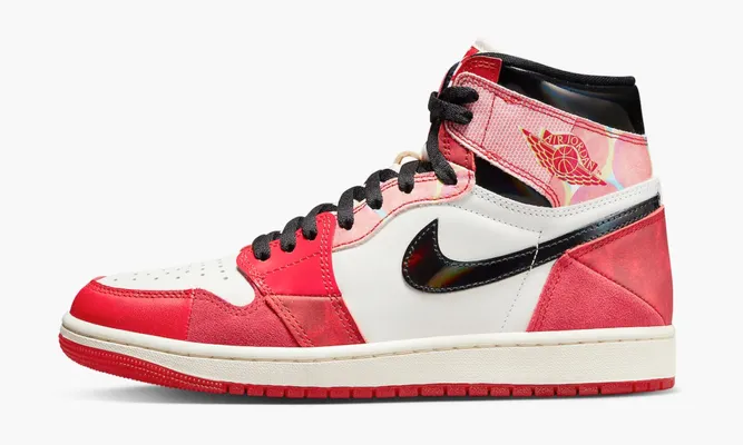 Кроссовки Air Jordan 1 High OG «Spider-man Across The Spider-verse» розовый