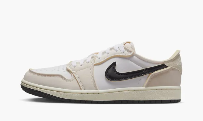 Кроссовки Air Jordan 1 Low OG Ex «Coconut Milk» кремовый
