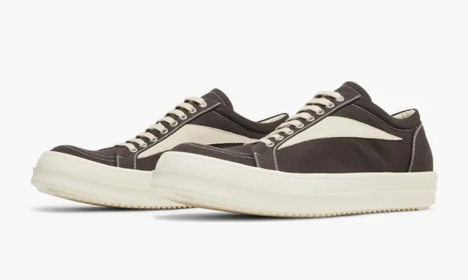 Кроссовки Rick Owens Edfu Vintage Low «Dark Dust» черный