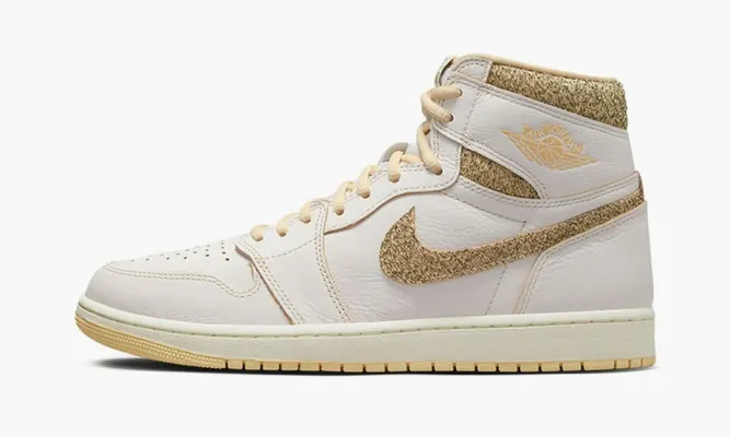 Кроссовки Air Jordan 1 Retro High OG «Craft Vibrations Of Naija» кремовый