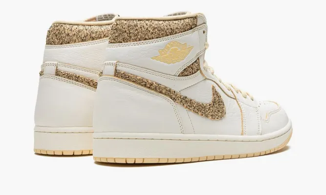 Кроссовки Air Jordan 1 Retro High OG «Craft Vibrations Of Naija» кремовый