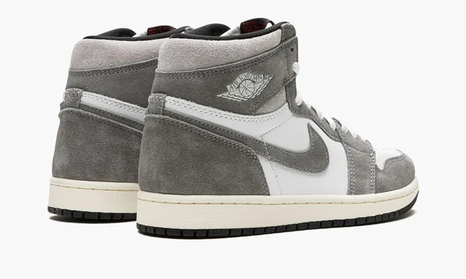 Кроссовки Air Jordan 1 High OG «Washed Black» серый,белый