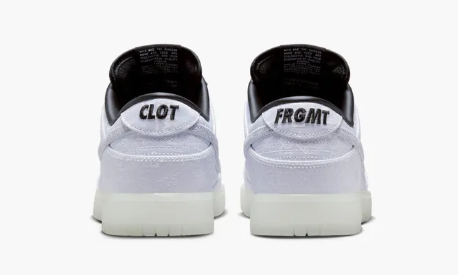Кроссовки Nike Dunk Low «Clot Fragment White» белый