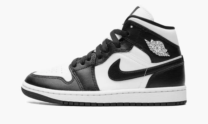Кроссовки Air Jordan 1 Mid WMNS «Panda» черный