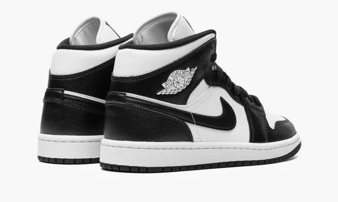 Кроссовки Air Jordan 1 Mid WMNS «Panda» черный