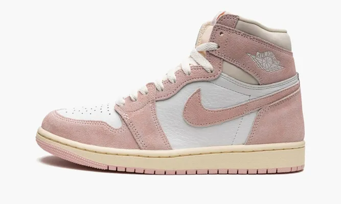 Кроссовки Air Jordan 1 Retro High OG WMNS «Washed Pink» розовый