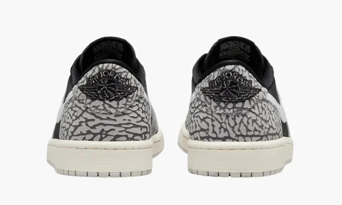 Кроссовки Air Jordan 1 Retro Low OG «Black Cement» серый,черный