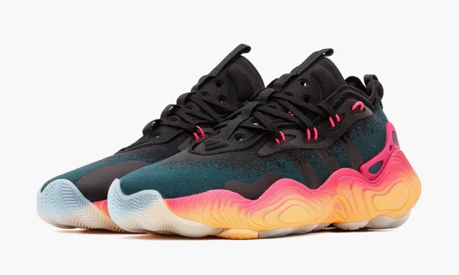Для баскетбола Adidas Trae Young 3 «Arctic Night Acid Orange» синий