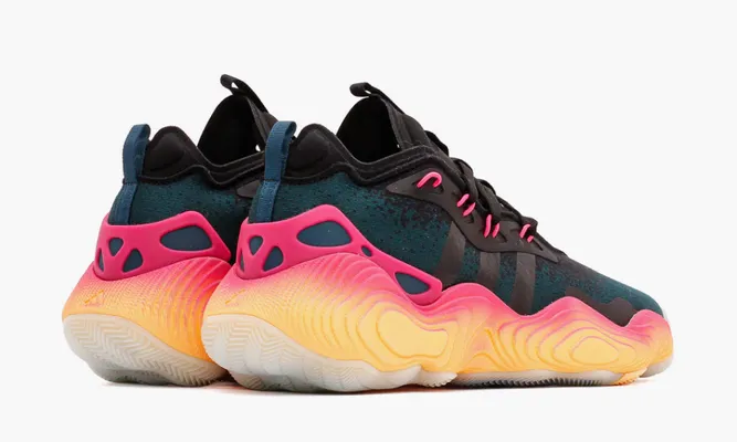 Для баскетбола Adidas Trae Young 3 «Arctic Night Acid Orange» синий