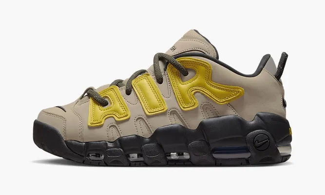 Кроссовки Nike Air More Uptempo Low «Ambush Vivid Sulfur Limestone» бежевый