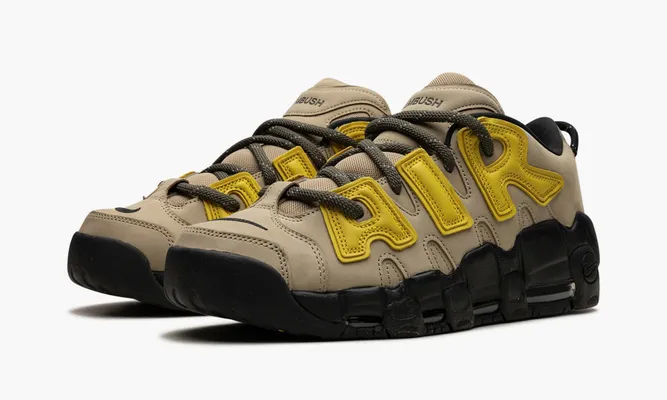 Кроссовки Nike Air More Uptempo Low «Ambush Vivid Sulfur Limestone» бежевый