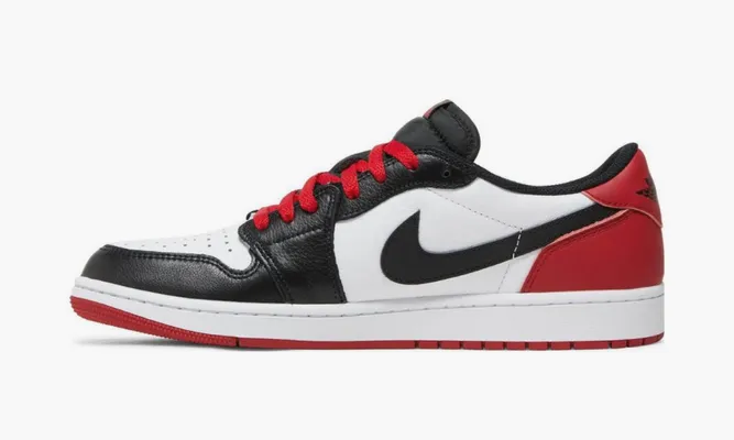 Кроссовки Air Jordan 1 Retro Low OG «Black Toe 2023» черный,белый