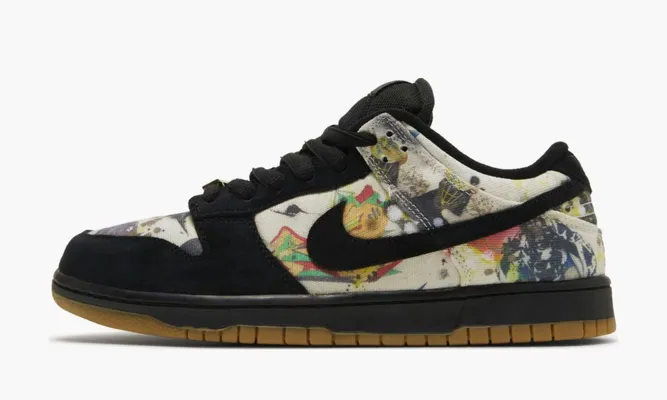 Кроссовки Nike SB Dunk Low «Supreme Rammellzee» разноцветный