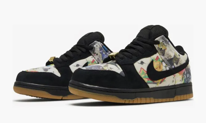 Кроссовки Nike SB Dunk Low «Supreme Rammellzee» разноцветный
