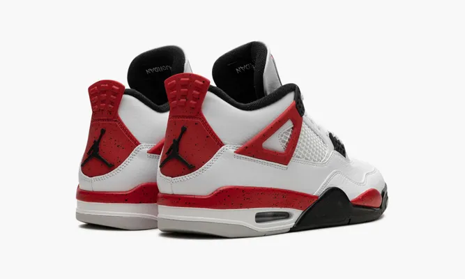 Кроссовки Air Jordan 4 Retro GS «Red Cement» белый