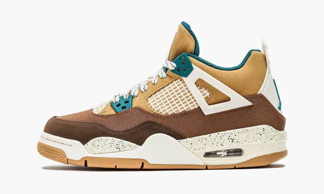 Кроссовки Air Jordan 4 Retro GS «Cacao Wow» коричневый