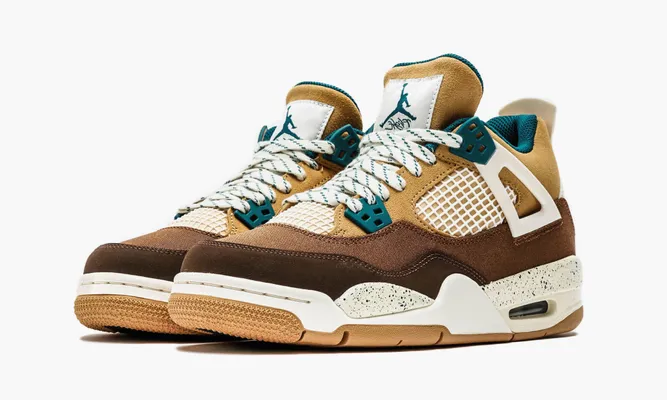 Кроссовки Air Jordan 4 Retro GS «Cacao Wow» коричневый