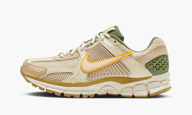 Кроссовки Nike Zoom Vomero 5 WMNS «Sail Laser Orange Medium Olive» бежевый