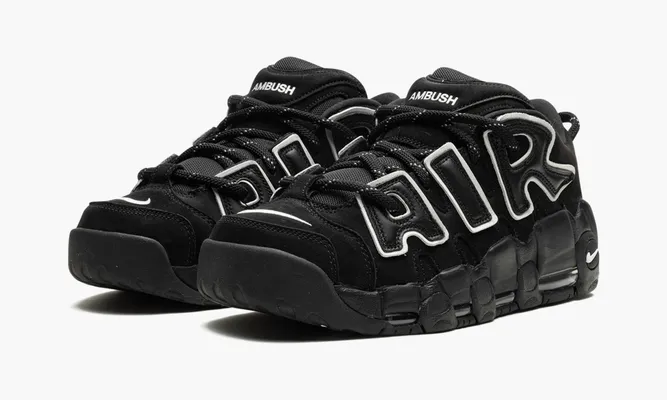 Кроссовки Nike Air More Uptempo Low «Ambush Black» черный