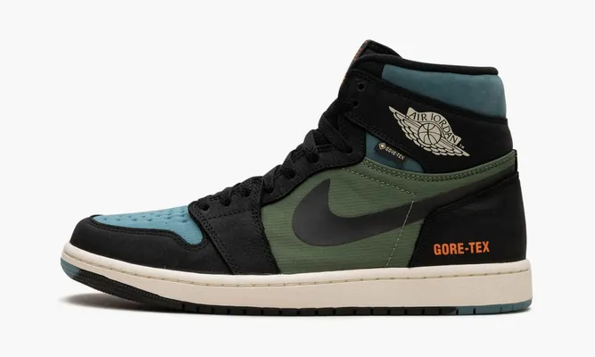Кроссовки Air Jordan 1 Retro High Element «Gore-tex Sky J Black Olive» зеленый