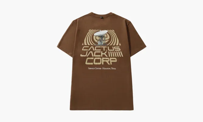 Одежда Travis Scott Cactus Jack T-shirt «Cacao Wow» коричневый