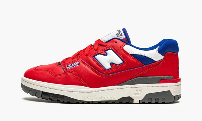 Кроссовки New Balance 550 «Red Blue» красный