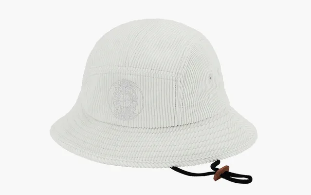Аксессуары Supreme x Stone Island Corduroy Crusher hat «FW20» белый