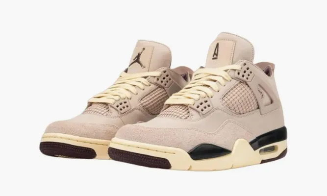 Кроссовки A Ma Maniére x Wmns Air Jordan 4 Retro «While You Were Sleeping» кремовый