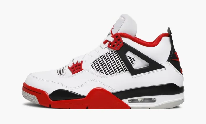 Кроссовки Air Jordan 4 Retro OG «Fire Red» 2020 красный