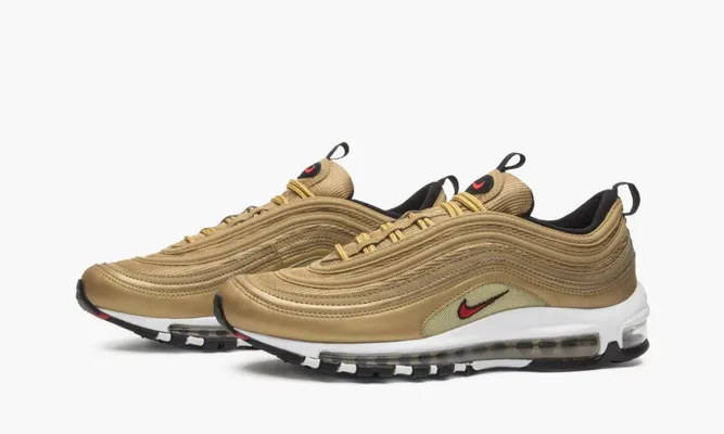 Кроссовки Nike Air Max 97 OG QS «Metallic Gold» золотой