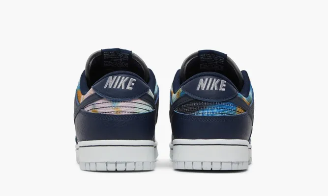 Кроссовки Dunk Low Premium «Graffiti Pack - Obsidian» синий