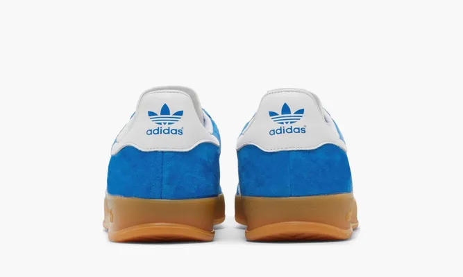 Кроссовки Adidas Gazelle Indoor «Blue Bird Gum» lightBlue