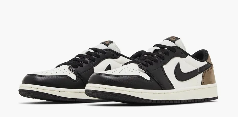 Кроссовки Air Jordan 1 Retro Low OG «Mocha» белый