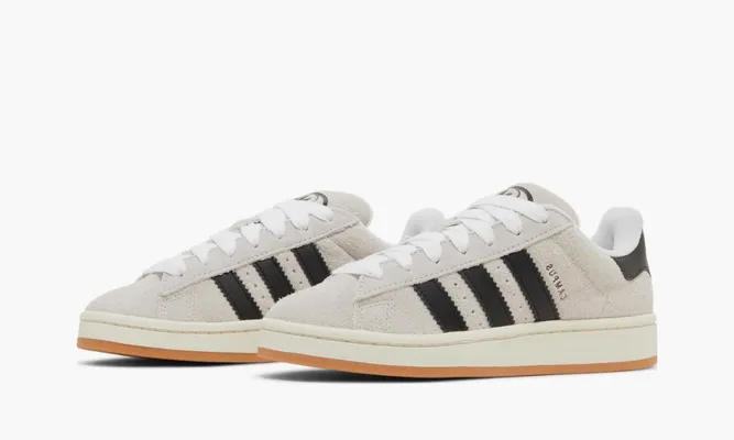 Кроссовки Adidas Wmns Campus 00s «Crystal White Black» серый