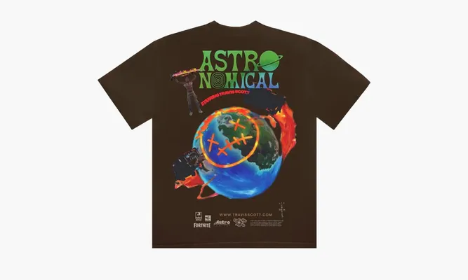 Одежда Cactus Jack by Travis Scott The Scotts Sicko Event T-Shirt «Brown» коричневый