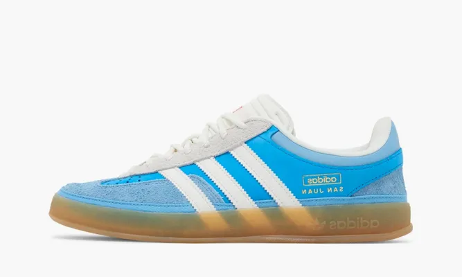 Кроссовки Bad Bunny x Adidas Gazelle Indoor «San Juan» lightBlue