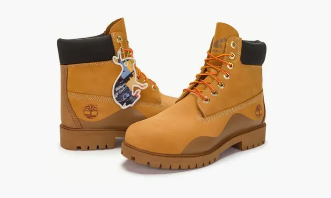 _РАЗОБРАТЬ Timberland Outdoor Boots Men «Wheat» оранжевый