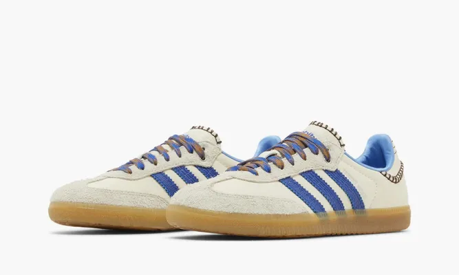 Кроссовки Wales Bonner x Adidas Samba Nylon 'Wonder Clay Royal Blue' lightBlue