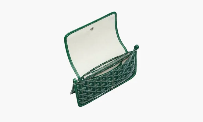 Сумки Goyard Plumet Pouch «Green» зеленый