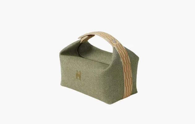 Сумки Hermes Small Bride-A-Brac Case «Wool & Vert Foret» зеленый