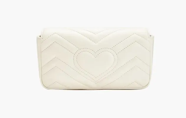 Сумки Gucci GG Marmont Matelasse Super Mini Bag «White» белый