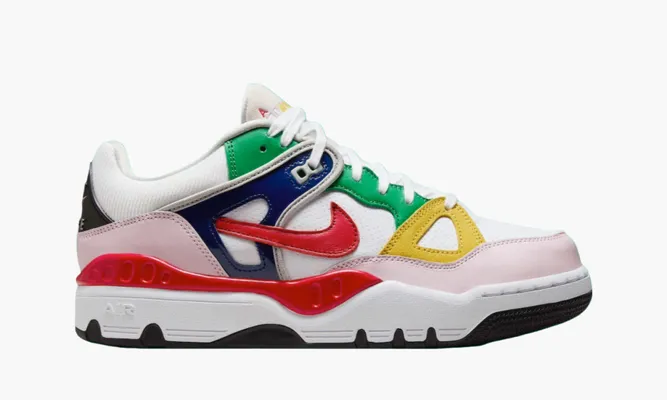 Кроссовки Nigo x Air Force 3 Low SP «White Multi-Color» разноцветный