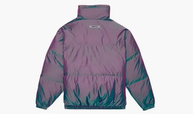 Одежда Fear of God Essentials SS20 Puffer Jacket Iridescent бордовый